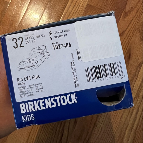 Birkenstock kids Rio Eva white size 32 EU/US 1-1.5 NEW - Picture 7 of 7